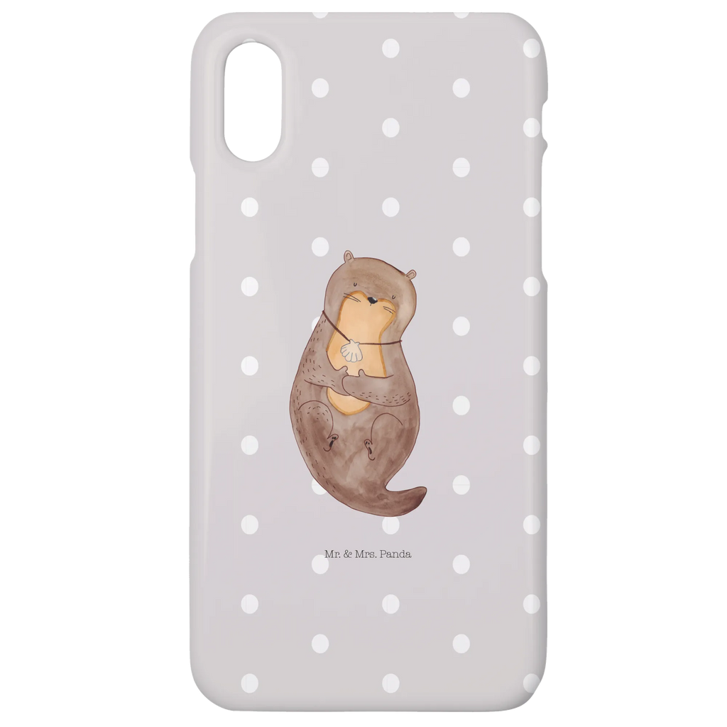 Handyhülle Otter Muschel Cover, Iphone X, Iphone 10, Handy, Handy Case, Hülle, Handycover, Handyhülle, Otter, Seeotter, Fischotter, Otterliebe, Motivation, Träumen, Grübeln, Tagträumen, Büro