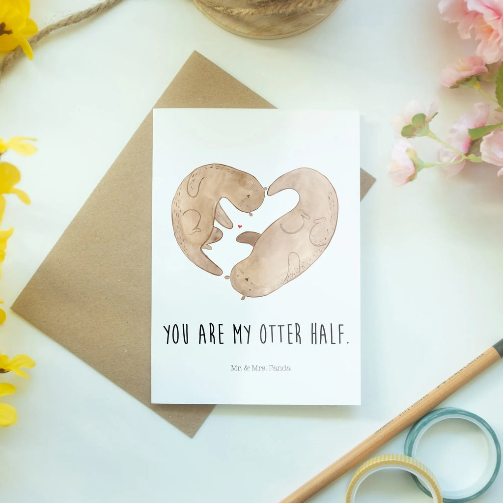 Grußkarte Otter Herz jubiläumskarte, valentinstagskarte, babykarte, Grußkarte, osterkarten, neujahrskarte, osterkarte, vatertagskarte, Motivkarte, Glückwunschkarte, Beileidskarte, Grußkarten, spruchkarte, dankeskarten, firmungskarte, abiturkarte, einladungskarten, glückwunschkarten, weihnachtskarten, genesungskarte, kommunionskarte, Klappkarte, hochzeitskarten, Otter, Fischotter, Seeotter, Verlobung, Liebe, Love You, Herz, Gemeinsames Leben, Jahrestag, Bessere Hälfte, Hochzeitstag, Liebesbeweis, Liebesgeschenk