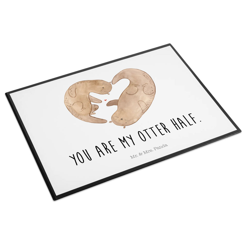 Schreibtischunterlage Otter Herz Schreibtisch Unterlagen, Schreibtischunterlage Groß, Büroartikel, Schreibtischauflage, Schreibunterlage, Schreibwaren, Bürobedarf, Otter, Fischotter, Seeotter, Bessere Hälfte, Hochzeitstag, Liebesgeschenk, Verlobung, Liebe, Jahrestag, gemeinsames Leben, Herz, Love you, Liebesbeweis