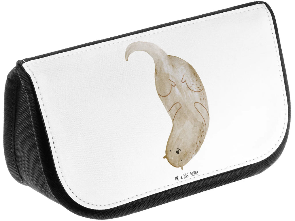 Kosmetiktasche Otter Kopfüber Toilettentasche, bad tasche, beauty case, Kosmetiktasche, kosmetiktäschchen, reiseschminktasche, Schminktäschchen, Make-Up Bag, Waschbeutel, kosmetik beutel, Necessaire, hygiene tasche, beauty tasche, Schminkbeutel, Organizer Tasche, kulturtäschchen, Kulturtasche, kleines Täschchen, Beautybag, Beauty Bag, Waschtasche, utensilientasche, toilettenbeutel, Reisenecessaires, reise kosmetiktasche, zubehörtasche, Kulturbeutel, Schminktasche, Seeotter, Fischotter, Otter, Otter Seeotter See Otter