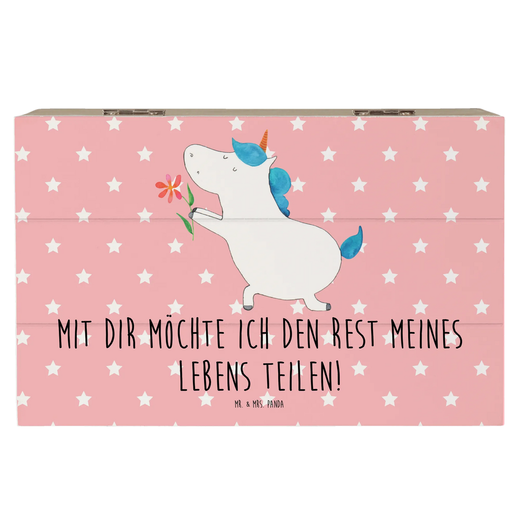 Skrzynia drewniana jednorożec kwiat Jednorożec, jednorożce, dekoracje jednorożca, jednorożec