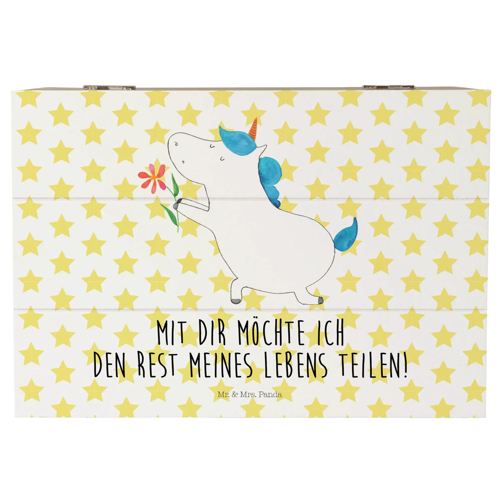 Skrzynia drewniana jednorożec kwiat Jednorożec, jednorożce, dekoracje jednorożca, jednorożec