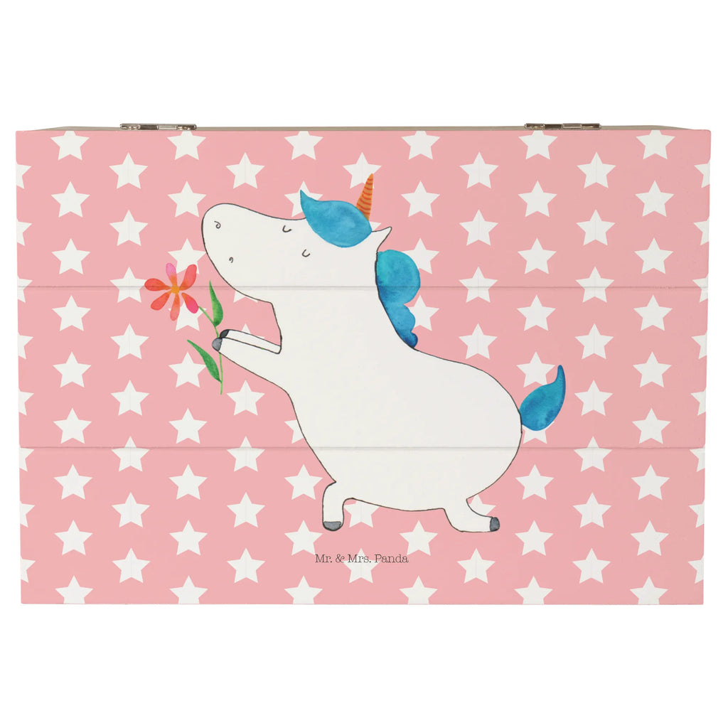 Skrzynia drewniana jednorożec kwiat Jednorożec, jednorożce, dekoracje jednorożca, jednorożec