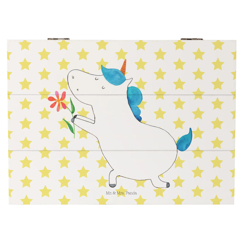 Skrzynia drewniana jednorożec kwiat Jednorożec, jednorożce, dekoracje jednorożca, jednorożec