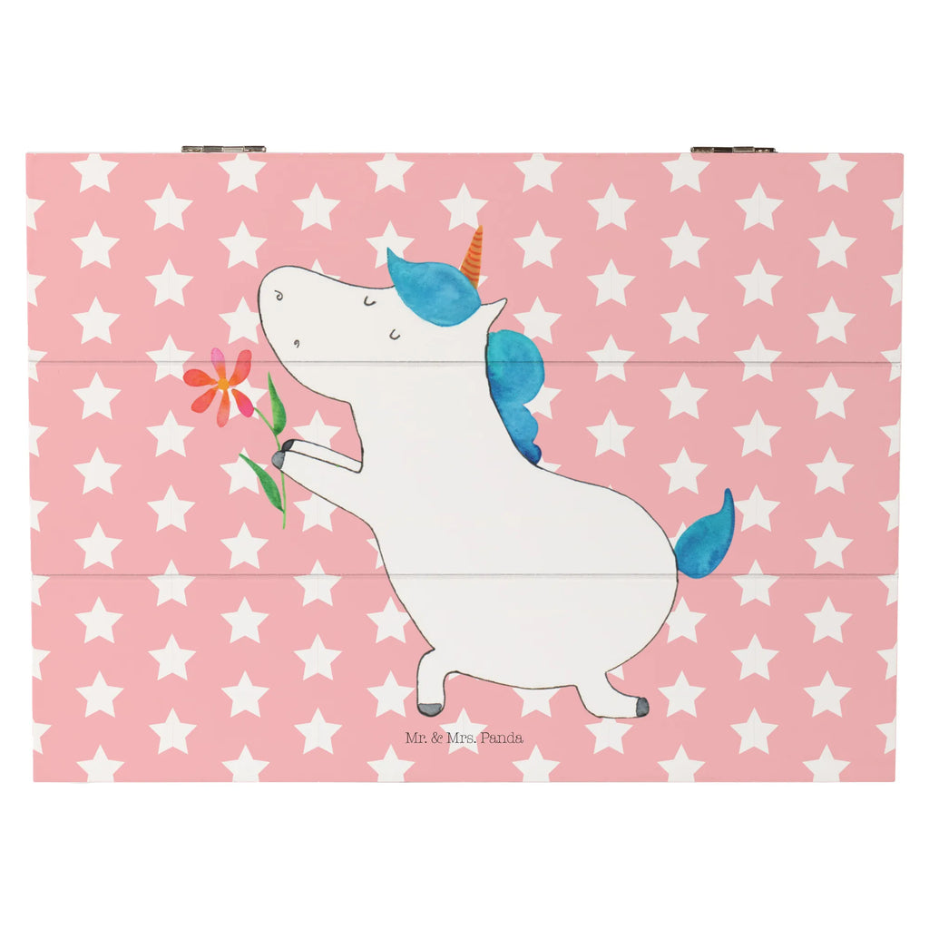 Skrzynia drewniana jednorożec kwiat Jednorożec, jednorożce, dekoracje jednorożca, jednorożec