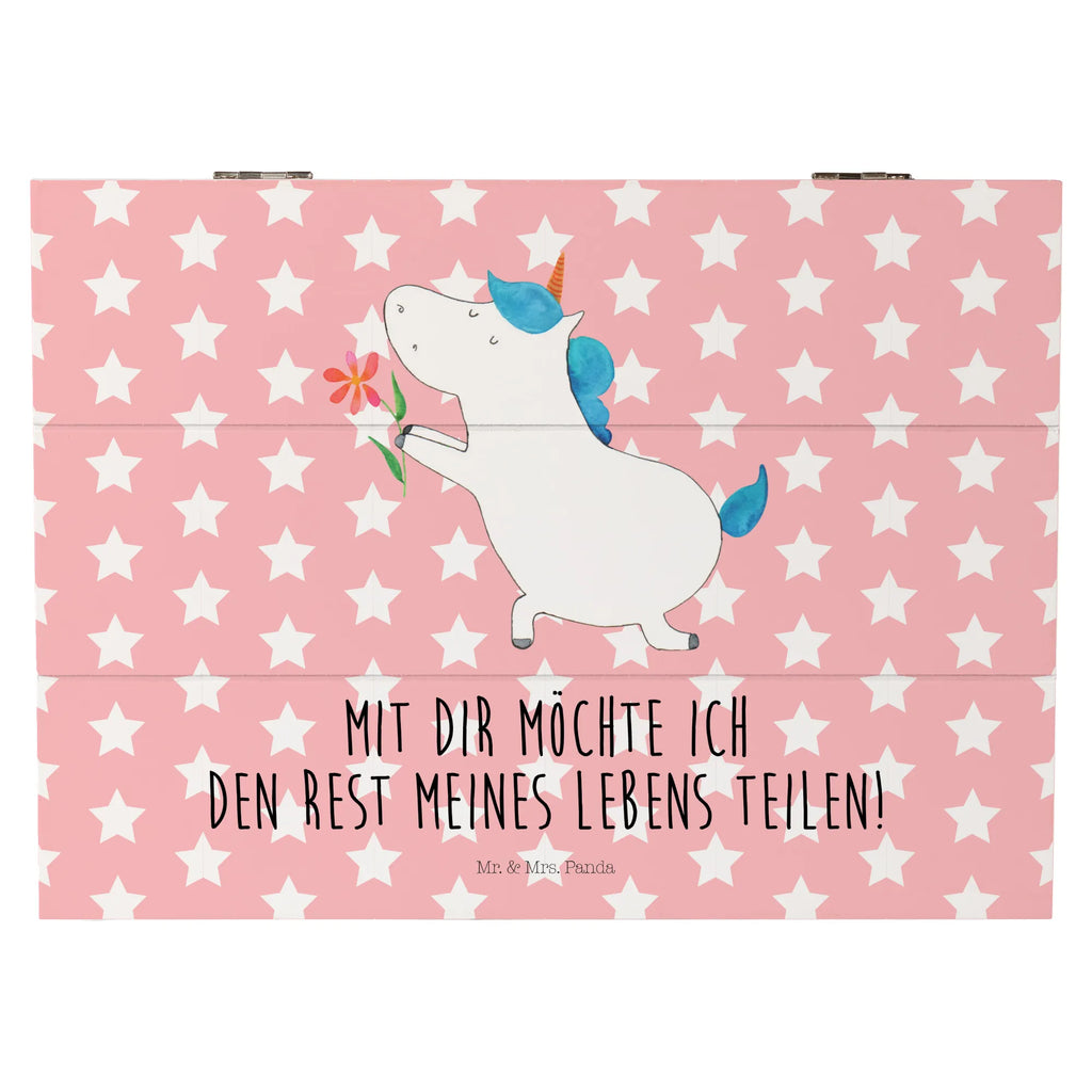 Skrzynia drewniana jednorożec kwiat Jednorożec, jednorożce, dekoracje jednorożca, jednorożec