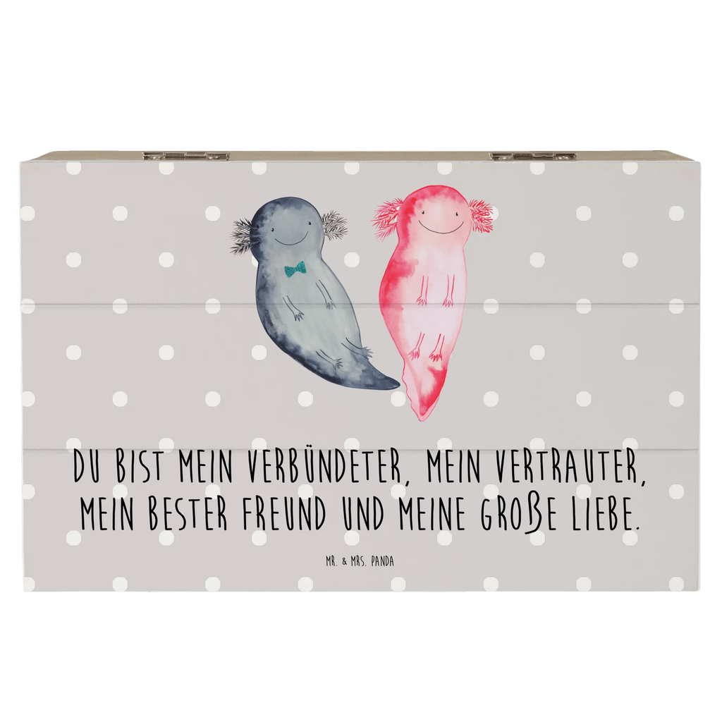 Wooden chest axolotl Girlfriend storage box, memory box, treasure chest, XXL, box, decorative box, chest, casket, Wooden box, Axolotl, Axelotl, marine animals, Mexican walking fish, salamander, friend, fiancé, axolot, valentine's day, anniversary, love, amphibian, tail, proof of love, husband, great love, axolotl