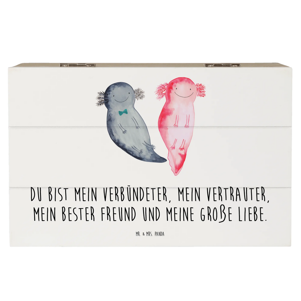 Wooden chest axolotl Girlfriend storage box, memory box, treasure chest, XXL, box, decorative box, chest, casket, Wooden box, Axolotl, Axelotl, marine animals, Mexican walking fish, salamander, friend, fiancé, axolot, valentine's day, anniversary, love, amphibian, tail, proof of love, husband, great love, axolotl