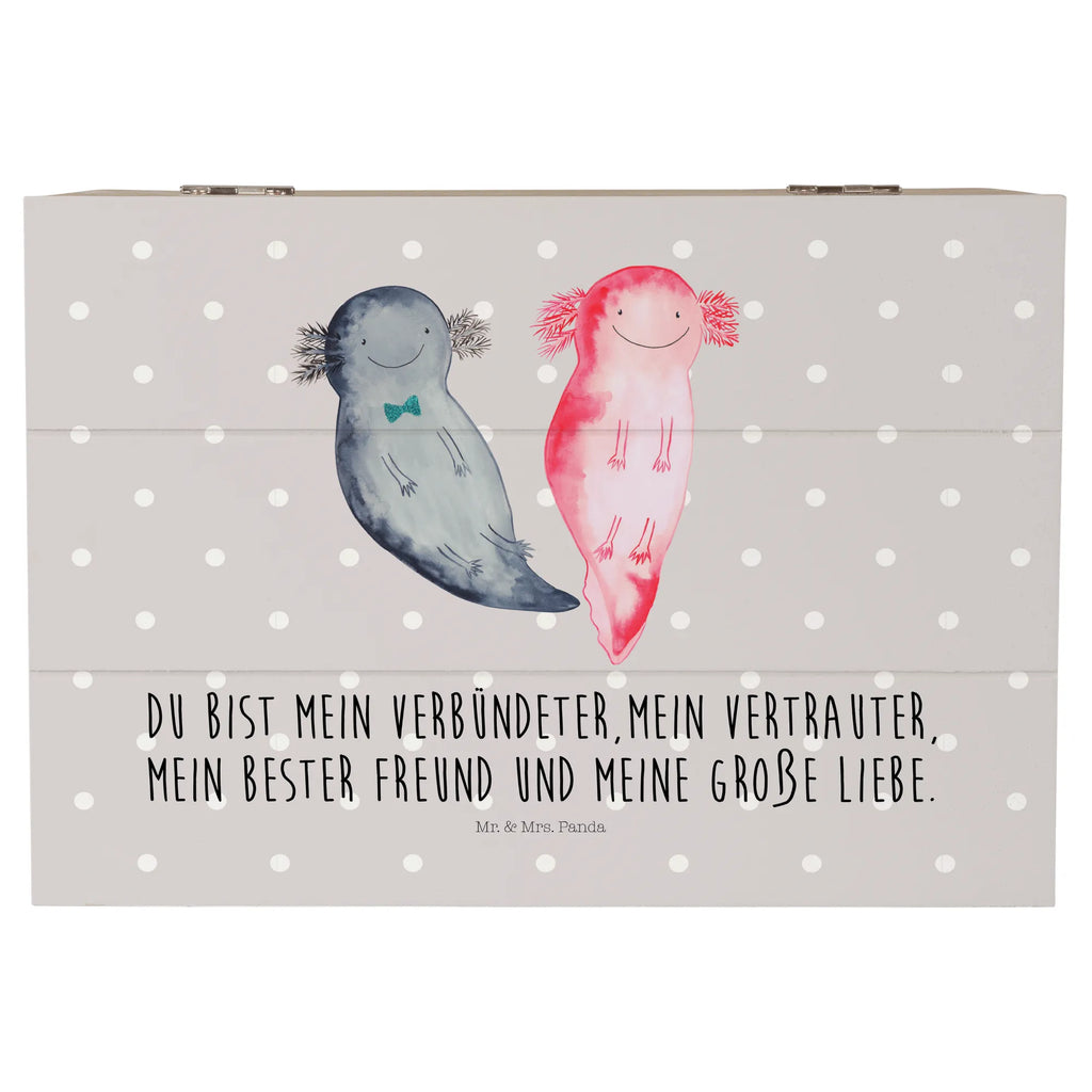 Wooden chest axolotl Girlfriend storage box, memory box, treasure chest, XXL, box, decorative box, chest, casket, Wooden box, Axolotl, Axelotl, marine animals, Mexican walking fish, salamander, friend, fiancé, axolot, valentine's day, anniversary, love, amphibian, tail, proof of love, husband, great love, axolotl