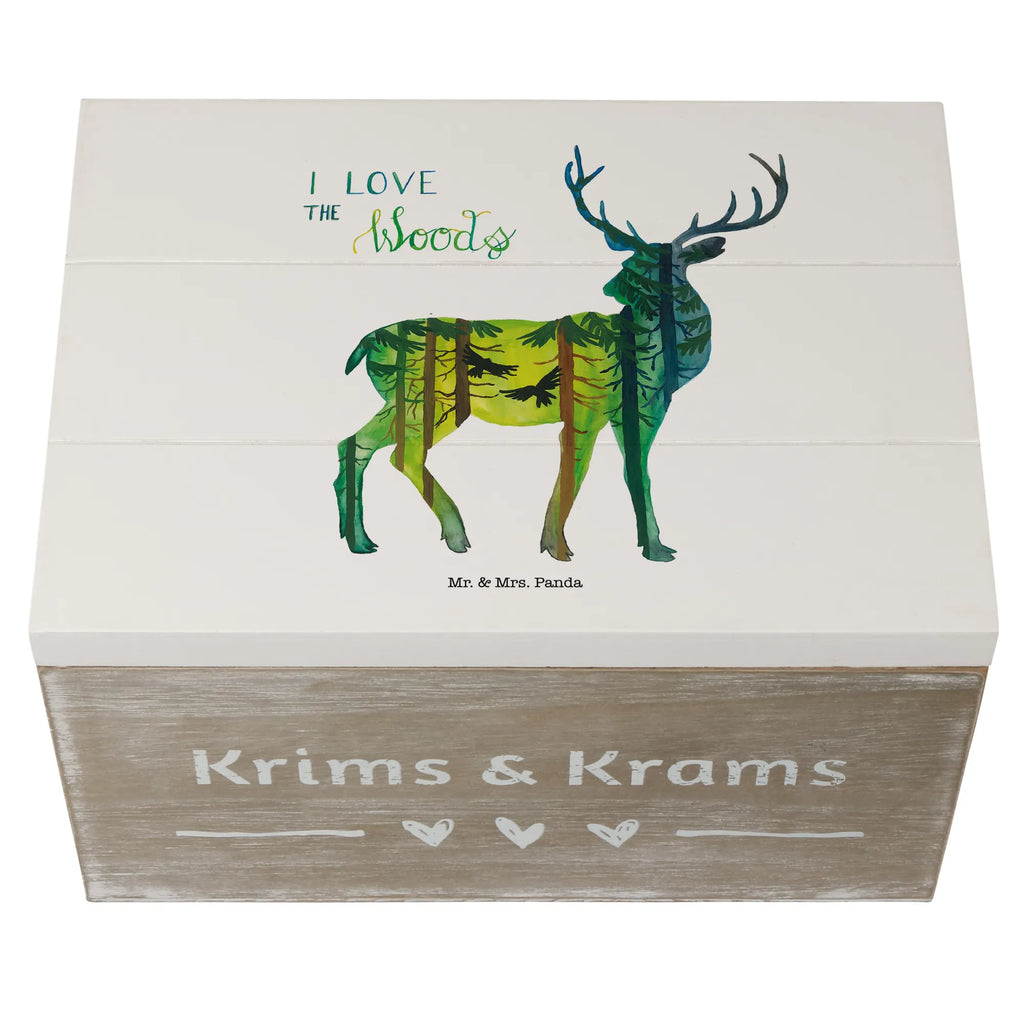 Skrzynia drewniana Jeleń Kocham lasy Dekoracje kwiatowe, dekoracje wiosenne, dekoracje letnie, dekoracja, pozytywna wiadomość, miłośnik natury, na zewnątrz, natura, przygoda