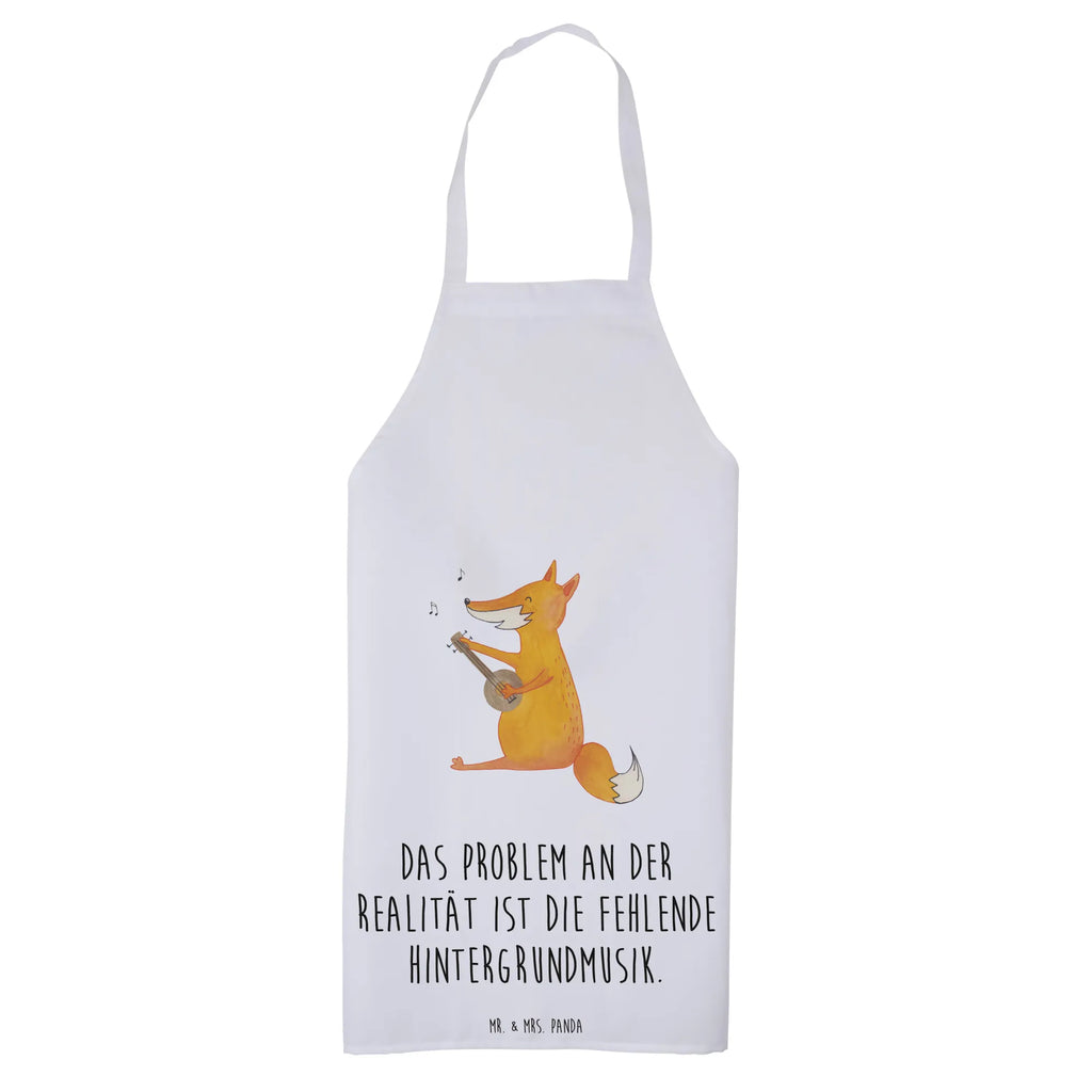 Apron Fox guitar apron, Cooking, grill apron, baking, baking apron, kitchen apron, cooking apron, fox, foxes, forest wildlife, clever as a fox, animal lover, music saying, musician, Fox, gift musician, singer, guitar