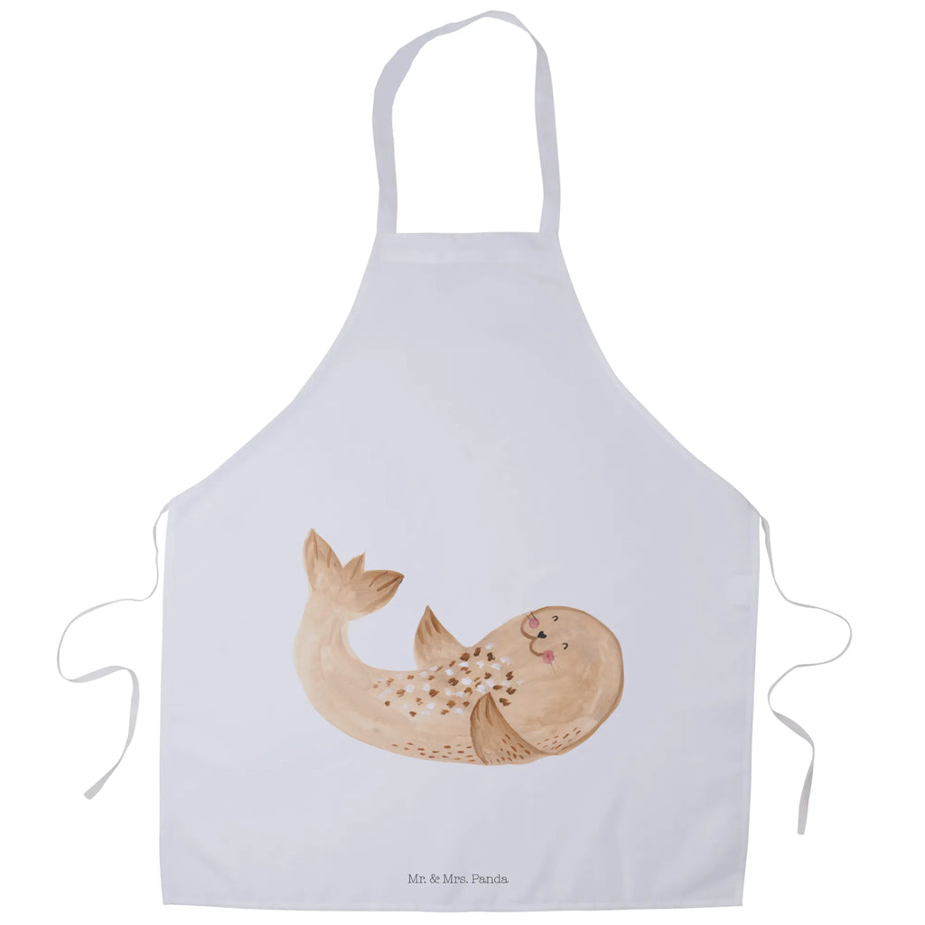 Apron seal Lay apron, baking, Cooking, baking apron, kitchen apron, cooking apron, grill apron, small animals, cute, funny, cute animal motives, hand drawn, small world, funny sayings, good mood, happy, gifts, gift ideas, special gifts, animal lover, card, Baltic Sea, North Sea, sea animal, beach, Seal, laughter, seals, seal, joy