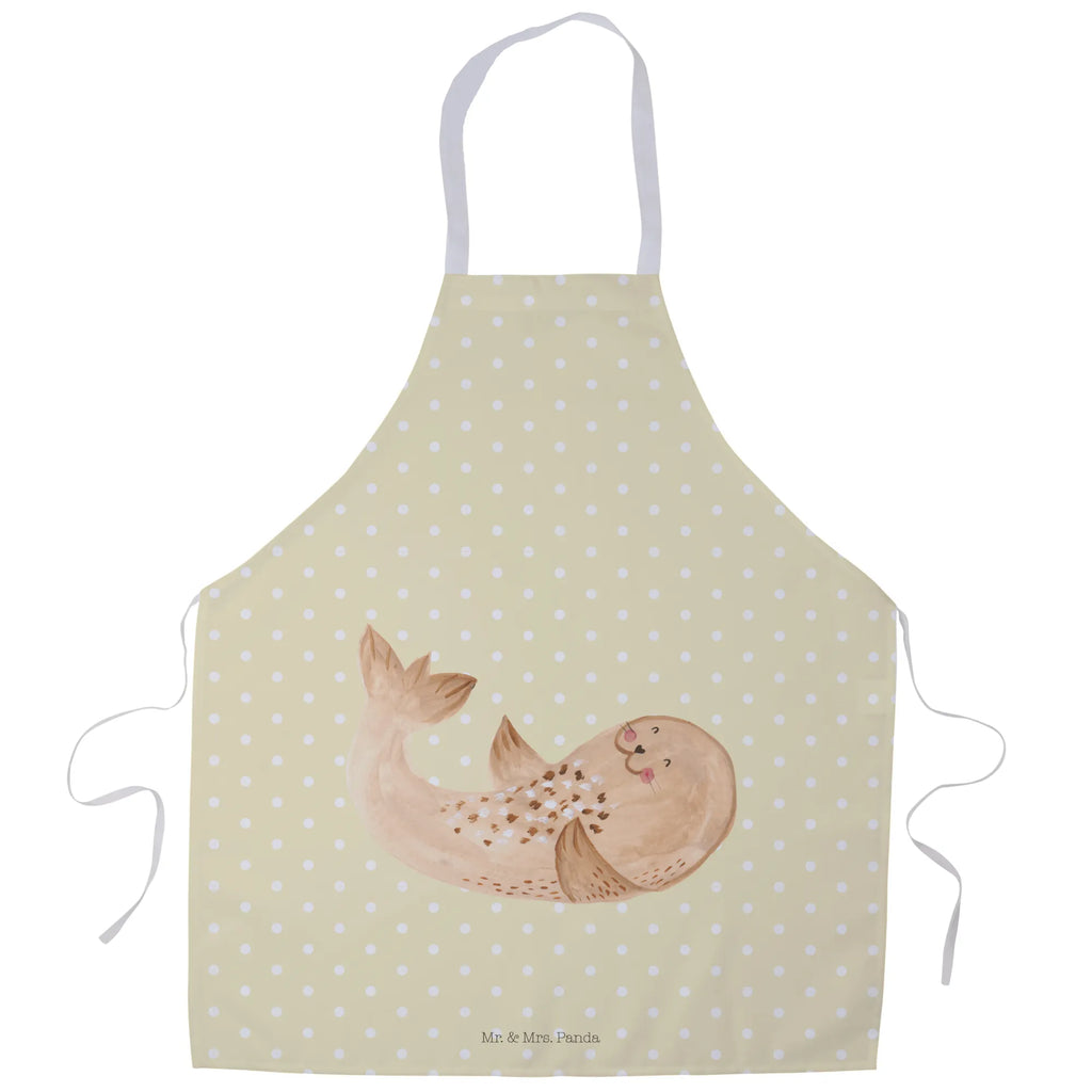 Apron seal Lay apron, baking, Cooking, baking apron, kitchen apron, cooking apron, grill apron, small animals, cute, funny, cute animal motives, hand drawn, small world, funny sayings, good mood, happy, gifts, gift ideas, special gifts, animal lover, card, Baltic Sea, North Sea, sea animal, beach, Seal, laughter, seals, seal, joy