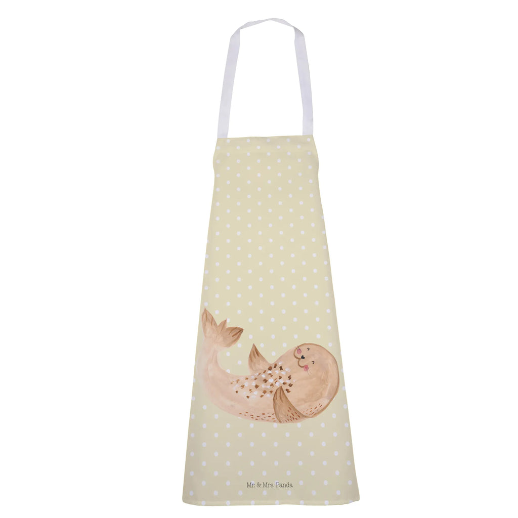 Apron seal Lay apron, baking, Cooking, baking apron, kitchen apron, cooking apron, grill apron, small animals, cute, funny, cute animal motives, hand drawn, small world, funny sayings, good mood, happy, gifts, gift ideas, special gifts, animal lover, card, Baltic Sea, North Sea, sea animal, beach, Seal, laughter, seals, seal, joy
