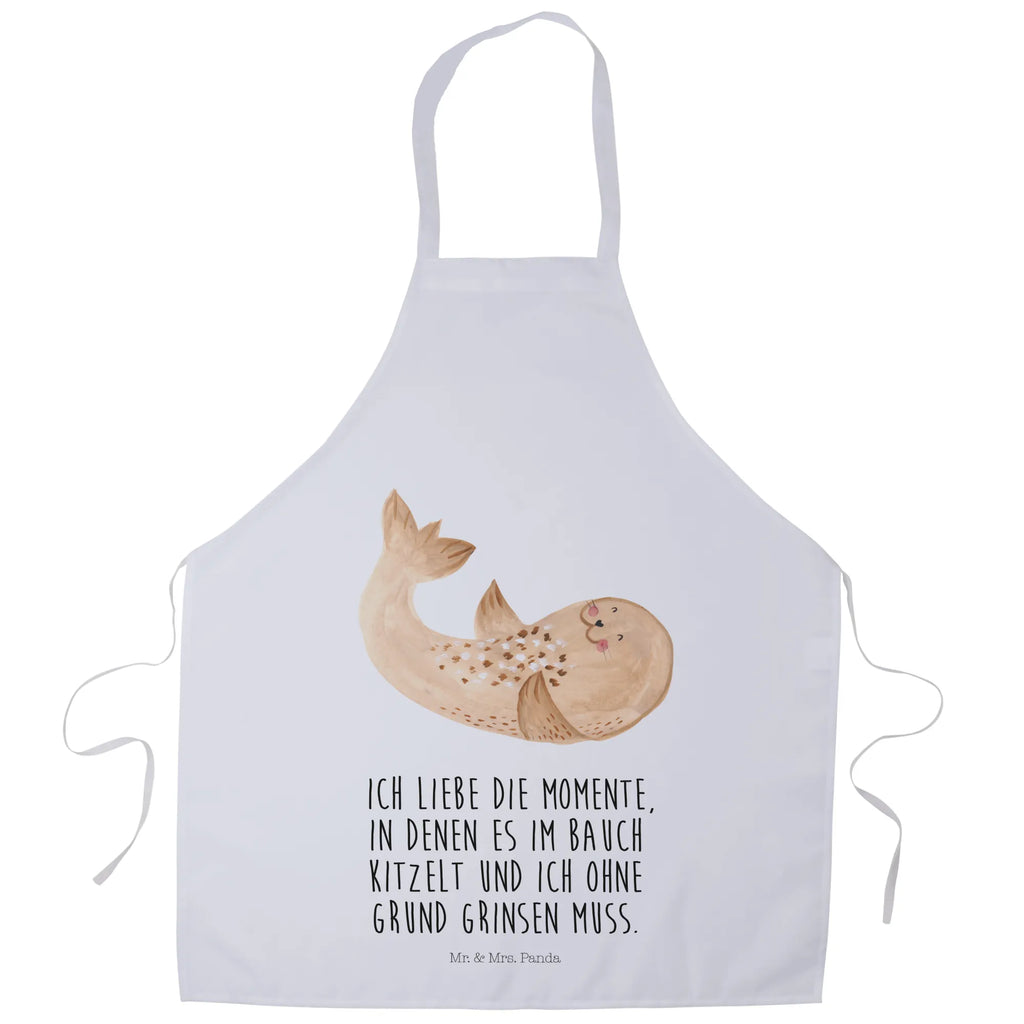Apron seal Lay apron, baking, Cooking, baking apron, kitchen apron, cooking apron, grill apron, small animals, cute, funny, cute animal motives, hand drawn, small world, funny sayings, good mood, happy, gifts, gift ideas, special gifts, animal lover, card, Baltic Sea, North Sea, sea animal, beach, Seal, laughter, seals, seal, joy