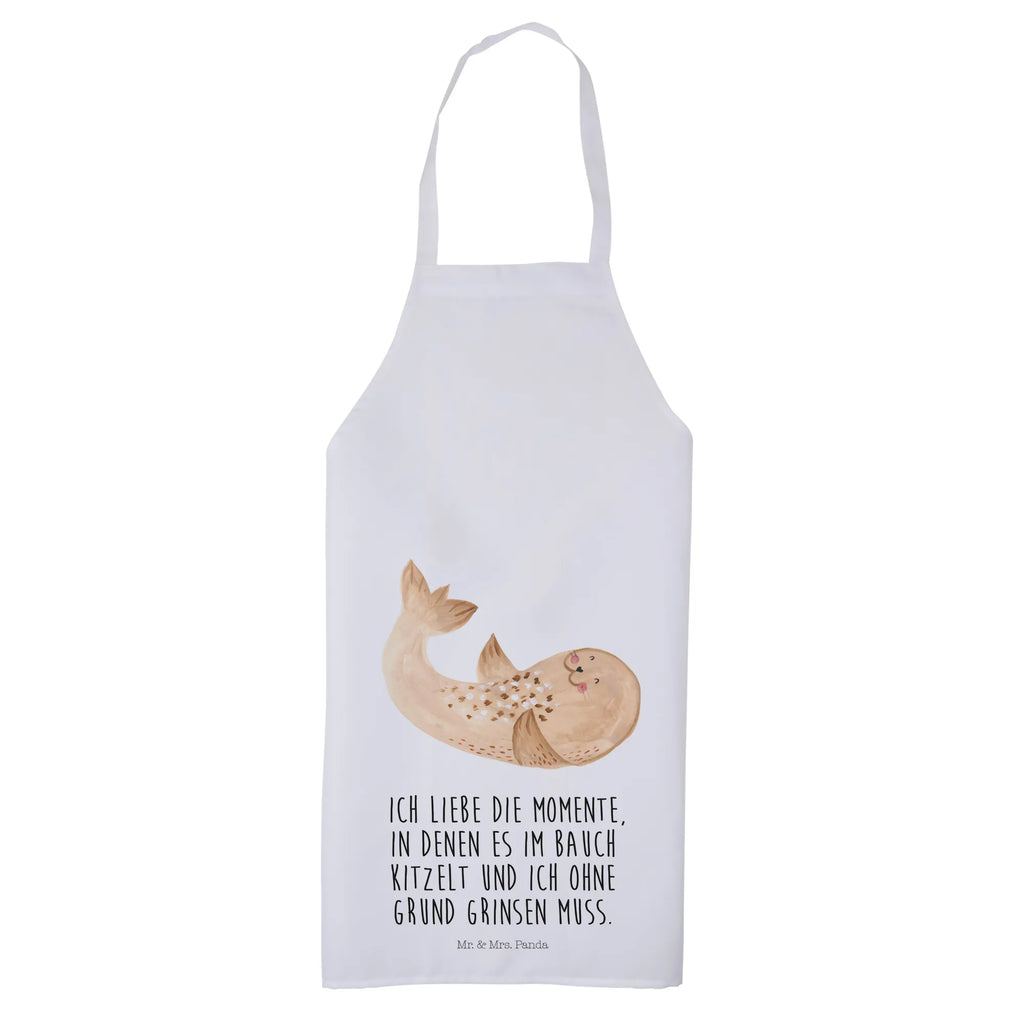 Apron seal Lay apron, baking, Cooking, baking apron, kitchen apron, cooking apron, grill apron, small animals, cute, funny, cute animal motives, hand drawn, small world, funny sayings, good mood, happy, gifts, gift ideas, special gifts, animal lover, card, Baltic Sea, North Sea, sea animal, beach, Seal, laughter, seals, seal, joy