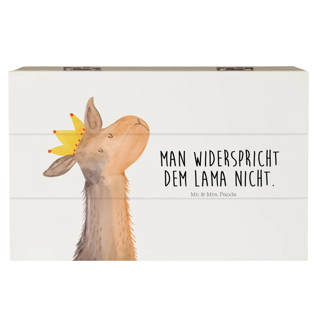 Holzkiste Lamakopf König Aufbewahrungsbox, Truhe, Dekokiste, Geschenkbox, Geschenkdose, Schatzkiste, Holzkiste, XXL, Erinnerungsbox, Kiste, Erinnerungskiste, Schatulle, Lama, Alpaka, Abi, Chef, Königin, Papa, Abitur, König, Vorgesetzter, Mama, Büro Kollege, Lamas, Kollegin, Freundin