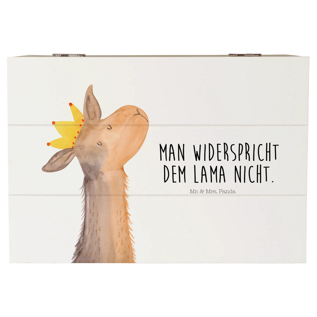Holzkiste Lamakopf König Aufbewahrungsbox, Truhe, Dekokiste, Geschenkbox, Geschenkdose, Schatzkiste, Holzkiste, XXL, Erinnerungsbox, Kiste, Erinnerungskiste, Schatulle, Lama, Alpaka, Abi, Chef, Königin, Papa, Abitur, König, Vorgesetzter, Mama, Büro Kollege, Lamas, Kollegin, Freundin