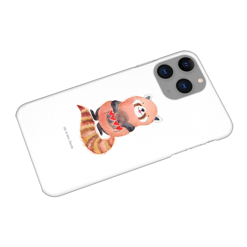 Handyhülle Roter Panda Iphone 11, Handyhülle, Smartphone Hülle, Handy Case, Handycover, Hülle, Tiermotive, Gute Laune, lustige Sprüche, Tiere, Panda, Liebe, Rot, Herz, Liebling, Lieblingsmensch