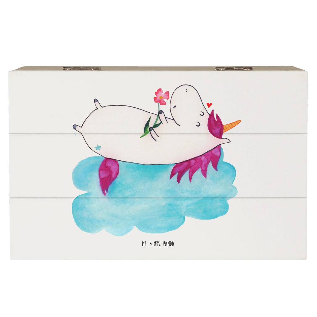 Holzkiste Einhorn verliebt auf Wolke Erinnerungskiste, Holzkiste, Kiste, Aufbewahrungsbox, Schatzkiste, Schatulle, Dekokiste, Geschenkdose, Erinnerungsbox, Truhe, Geschenkbox, XXL, Einhorn, Einhörner, Einhorn Deko, Unicorn, Liebesbeweis, Liebe, Wolke, Freundin, verliebt