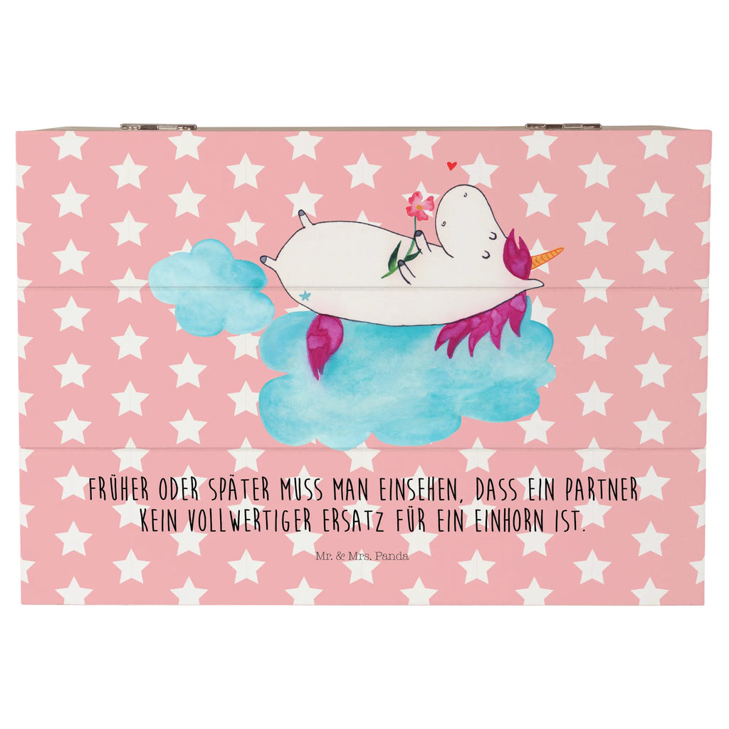 Holzkiste Einhorn verliebt auf Wolke Erinnerungskiste, Holzkiste, Kiste, Aufbewahrungsbox, Schatzkiste, Schatulle, Dekokiste, Geschenkdose, Erinnerungsbox, Truhe, Geschenkbox, XXL, Einhorn, Einhörner, Einhorn Deko, Unicorn, Liebesbeweis, Liebe, Wolke, Freundin, verliebt