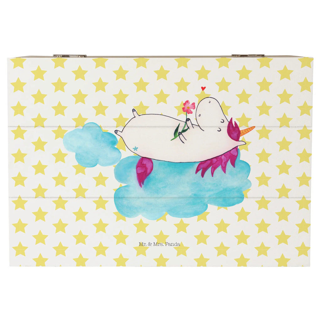 Holzkiste Einhorn verliebt auf Wolke Erinnerungskiste, Holzkiste, Kiste, Aufbewahrungsbox, Schatzkiste, Schatulle, Dekokiste, Geschenkdose, Erinnerungsbox, Truhe, Geschenkbox, XXL, Einhorn, Einhörner, Einhorn Deko, Unicorn, Liebesbeweis, Liebe, Wolke, Freundin, verliebt