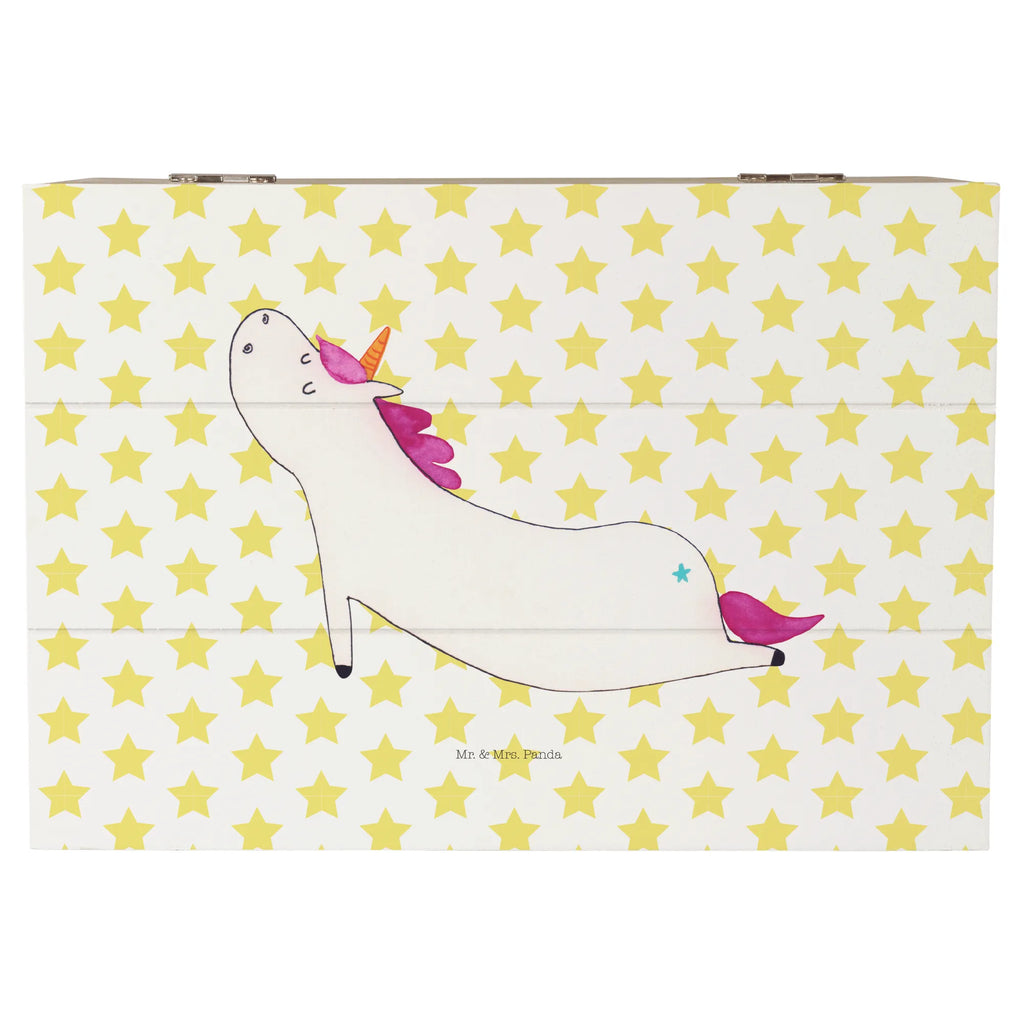 Skrzynia drewniana jednorożec joga Geschenkbox, Geschenkdose, Schatulle, XXL, Erinnerungskiste, Erinnerungsbox, Kiste, Truhe, Schatzkiste, Dekokiste, Aufbewahrungsbox, Holzkiste, Einhorn, Einhörner, Einhorn Deko, Unicorn, Achtsamkeit, Joga, süß, Namaste, Entspannung, Yogamatte, witzig, Yoga, Sport, lustig