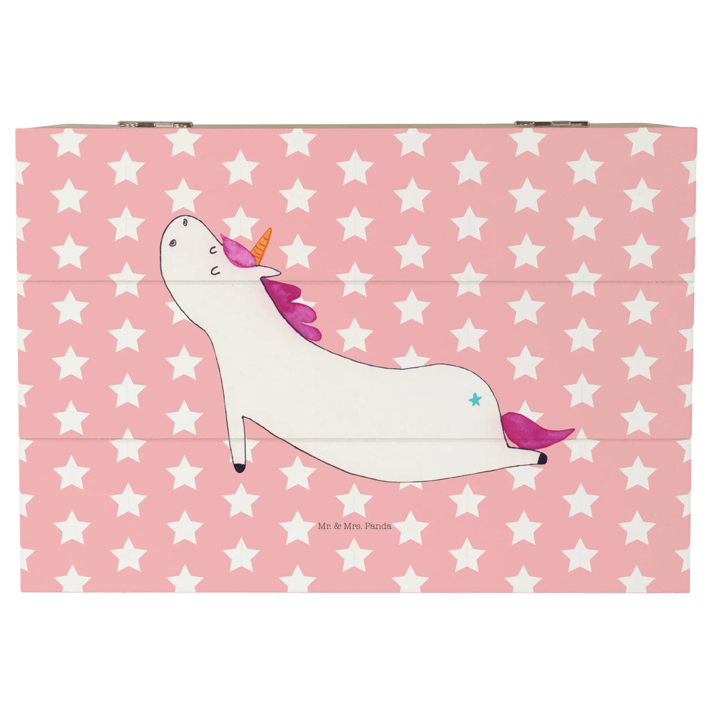 Skrzynia drewniana jednorożec joga Geschenkbox, Geschenkdose, Schatulle, XXL, Erinnerungskiste, Erinnerungsbox, Kiste, Truhe, Schatzkiste, Dekokiste, Aufbewahrungsbox, Holzkiste, Einhorn, Einhörner, Einhorn Deko, Unicorn, Achtsamkeit, Joga, süß, Namaste, Entspannung, Yogamatte, witzig, Yoga, Sport, lustig