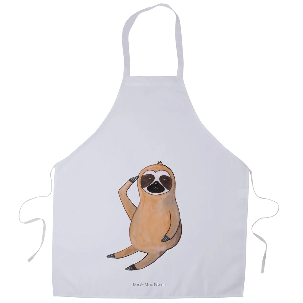 Apron sloth Bird apron, baking, cooking apron, baking apron, Cooking, grill apron, kitchen apron, Sloth, sloth, trend animal, favourite animal, lazy, early bird, the early bird, morning grumbler, early riser