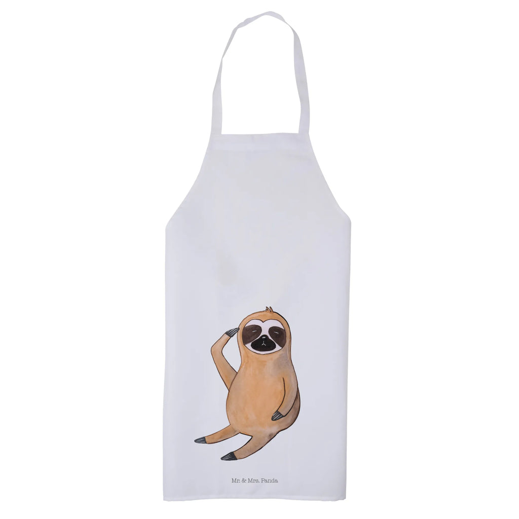 Apron sloth Bird apron, baking, cooking apron, baking apron, Cooking, grill apron, kitchen apron, Sloth, sloth, trend animal, favourite animal, lazy, early bird, the early bird, morning grumbler, early riser