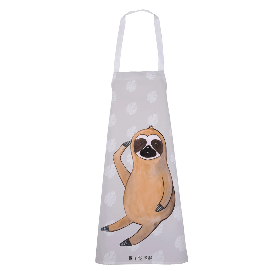 Apron sloth Bird apron, baking, cooking apron, baking apron, Cooking, grill apron, kitchen apron, Sloth, sloth, trend animal, favourite animal, lazy, early bird, the early bird, morning grumbler, early riser
