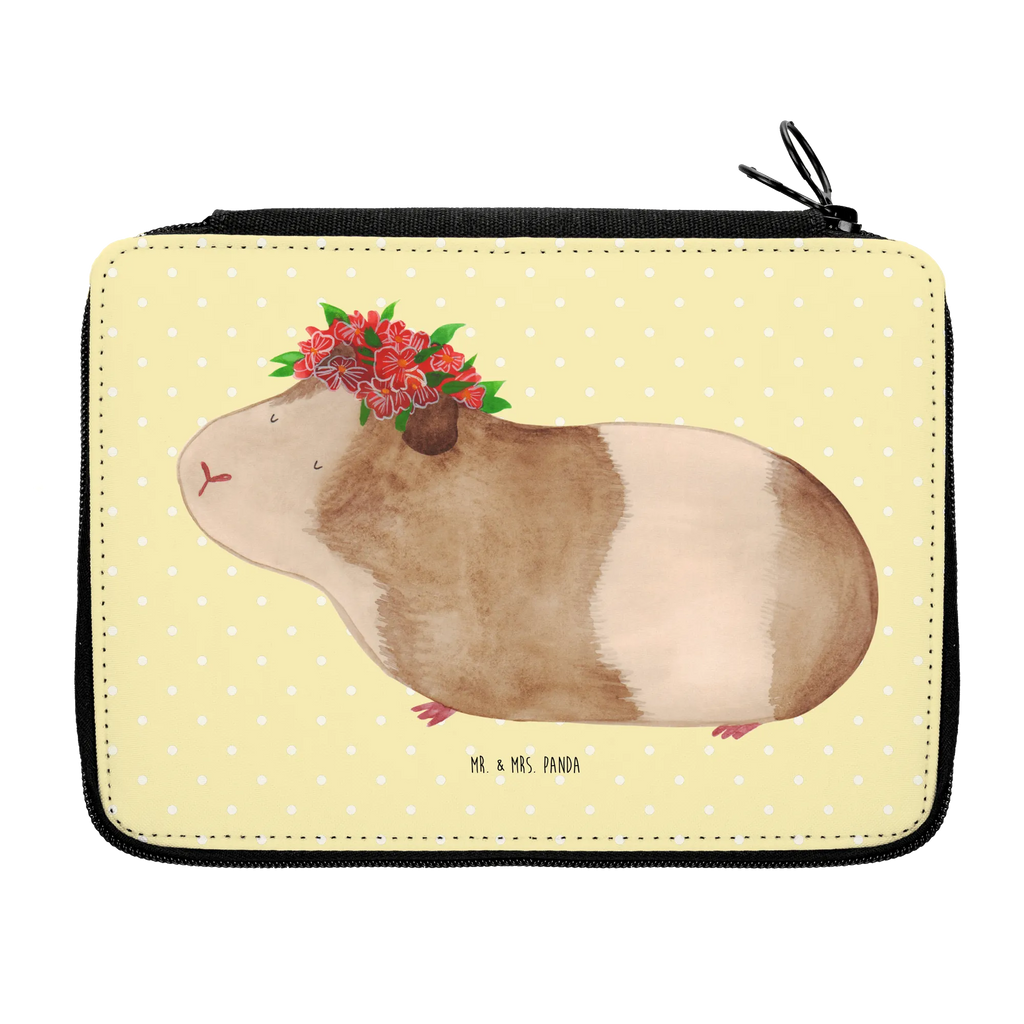 Leather folder Guinea pig wisdom motif, pupil, pencil bag, child, pencil case, pen roll, enrolment, gift, school, primary school, small animals, cute, funny, cute animal motives, hand drawn, small world, funny sayings, good mood, happy, gifts, gift ideas, special gifts, animal lover, card, flower child, guinea pig, motivation, meerie, saying, wonder, Meeries, wonderland, wisdom, reality