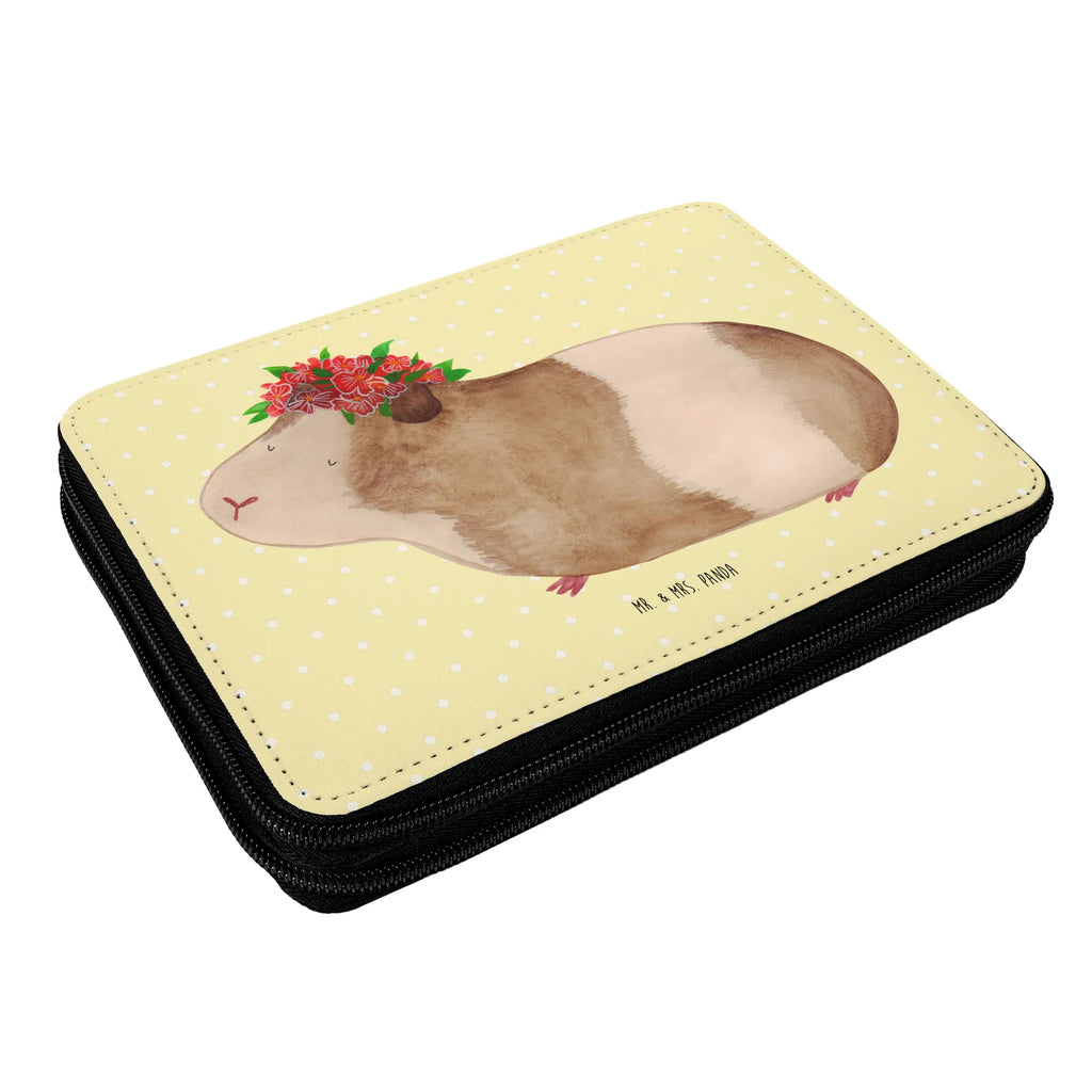 Leather folder Guinea pig wisdom motif, pupil, pencil bag, child, pencil case, pen roll, enrolment, gift, school, primary school, small animals, cute, funny, cute animal motives, hand drawn, small world, funny sayings, good mood, happy, gifts, gift ideas, special gifts, animal lover, card, flower child, guinea pig, motivation, meerie, saying, wonder, Meeries, wonderland, wisdom, reality