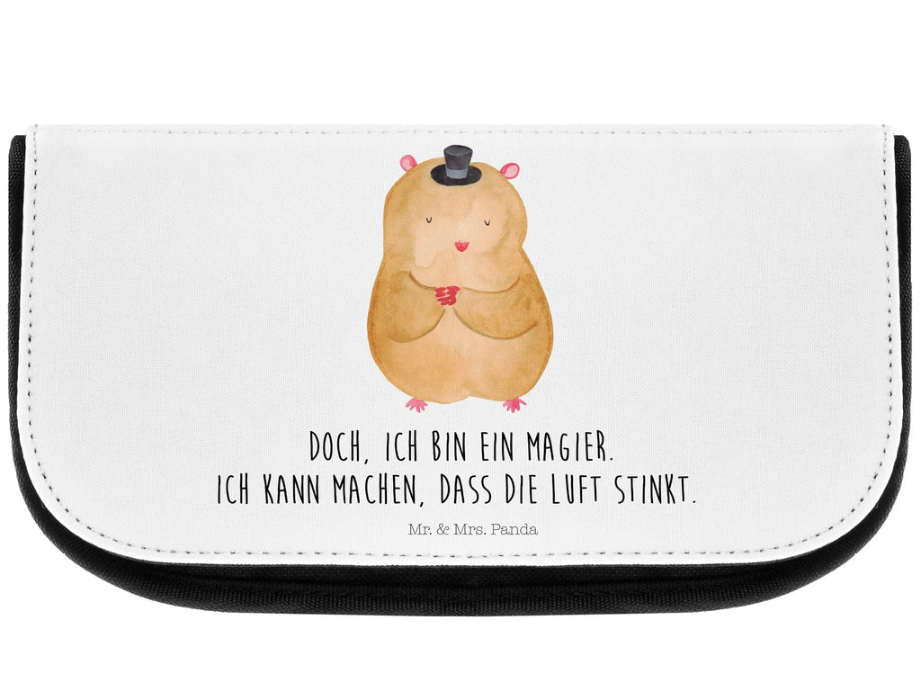 Kosmetiktasche Hamster Hut toilettenbeutel, utensilientasche, Beautybag, beauty tasche, Schminktasche, reise kosmetiktasche, hygiene tasche, bad tasche, Schminktäschchen, Kosmetiktasche, Kulturtasche, beauty case, Waschbeutel, reiseschminktasche, kosmetiktäschchen, Reisenecessaires, kosmetik beutel, Necessaire, Schminkbeutel, zubehörtasche, Beauty Bag, Toilettentasche, Make-Up Bag, kulturtäschchen, kleines Täschchen, Organizer Tasche, Waschtasche, Kulturbeutel, Lustige Sprüche, Tiere, Tiermotive, Gute Laune, Zwerghamster, Zylinder, Zauberer, Hamster, Hut, Magier