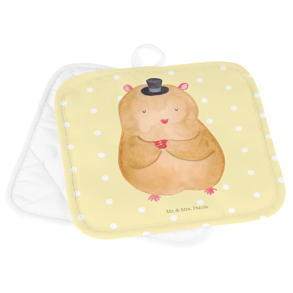 2er Set Topflappen  Hamster Hut Topfuntersetzer, Topflappenset, Topflappen 2er Set, Topflappen Set, Topfhandschuhe, Topflappen, topfhalter, 2er Set Topflappen, Lustige Sprüche, Tiere, Tiermotive, Gute Laune, Magier, Zylinder, Hut, Zwerghamster, Zauberer, Hamster