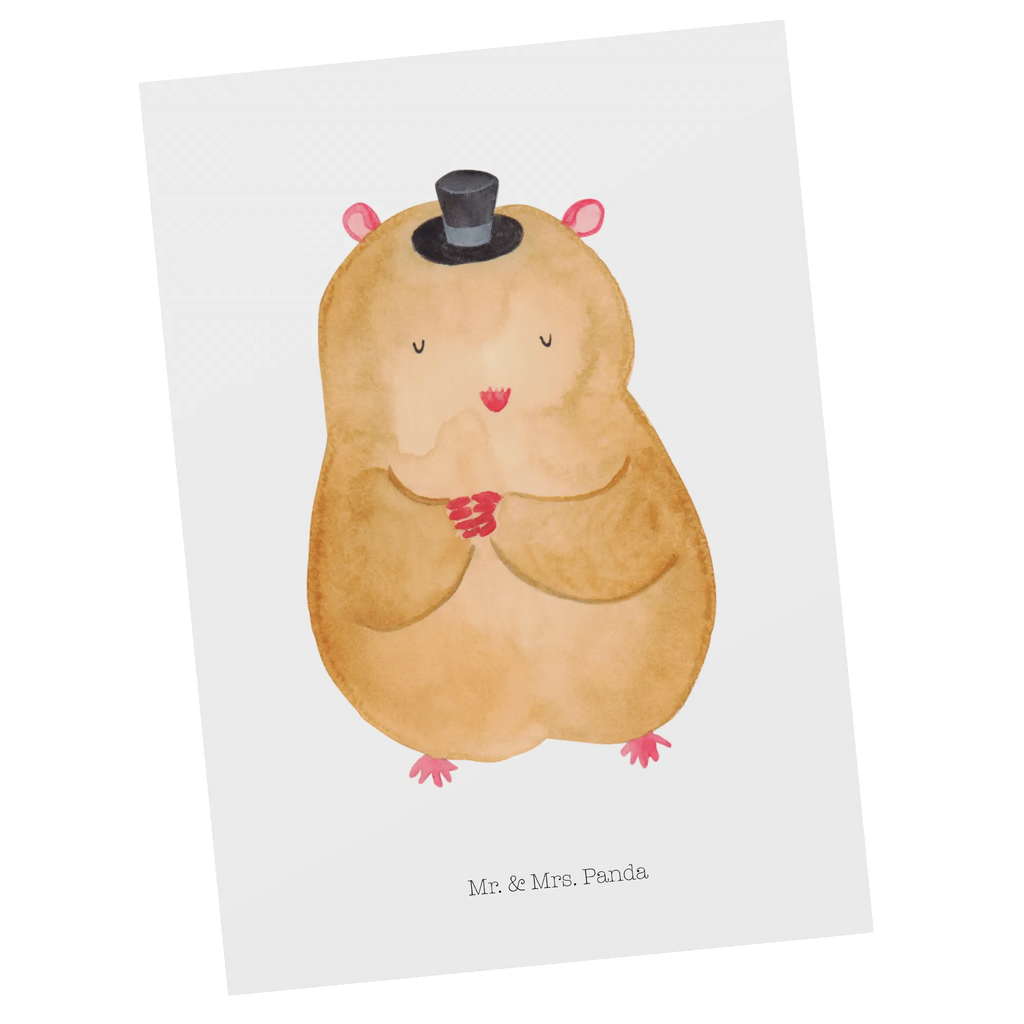 Pocztówka Chomik kapelusz kunstkarte, Postkarten, einzelkarte, Fotokarte, bildkarte, Motivkarte, spruchkarte, Ansichtskarten, Grußkarte, Designkarte, Kunstkarten, Ansichtskarte, Postkarte, Lustige Sprüche, Tiere, Tiermotive, Gute Laune, Zylinder, Hamster, Hut, Magier, Zwerghamster, Zauberer