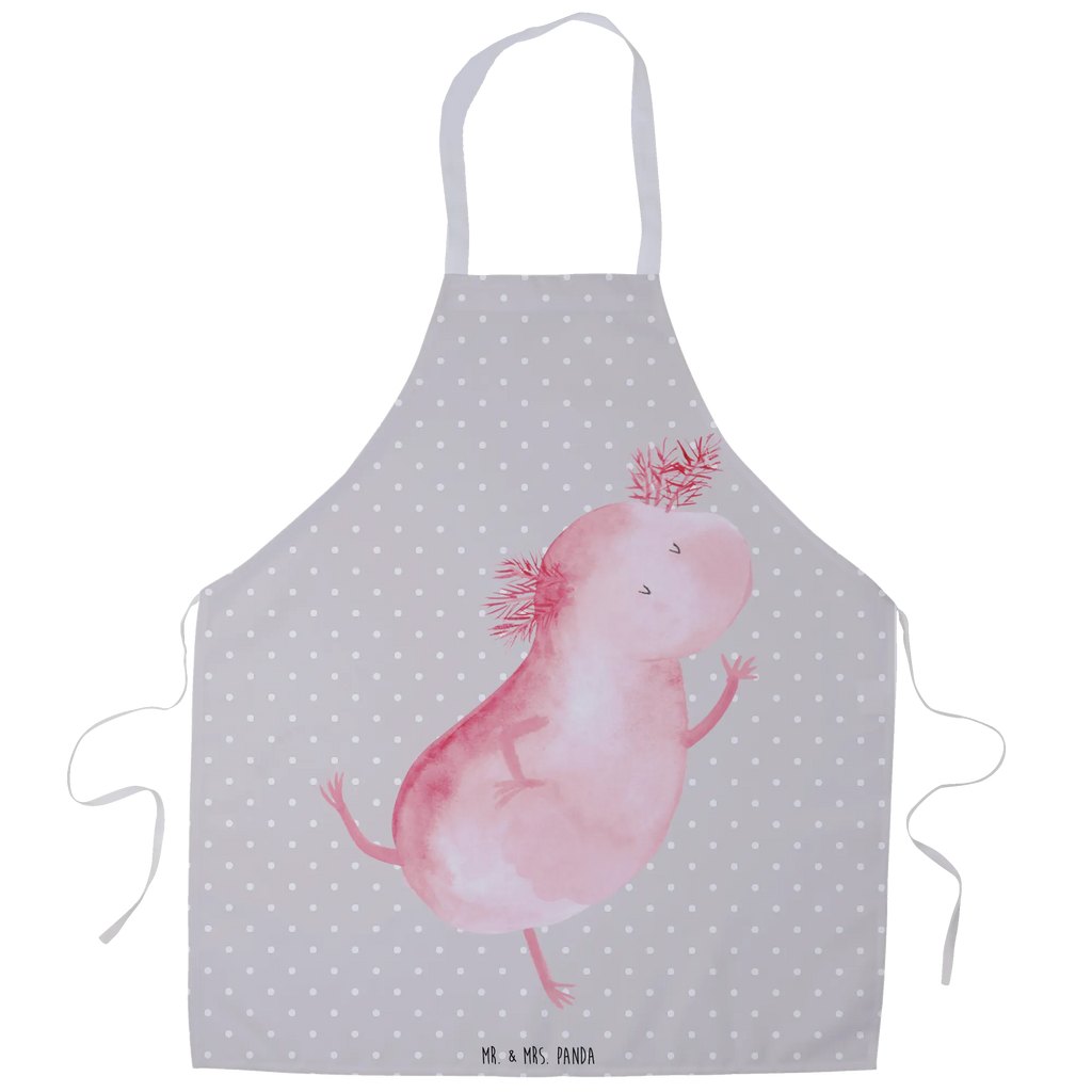 Apron axolotl Dance kitchen apron, baking apron, grill apron, baking, cooking apron, Cooking, apron, Axolotl, Axelotl, marine animals, Mexican walking fish, salamander, crazy, girlfriend, roof damage, best friend, amphibians, stars, axolot, tailfish