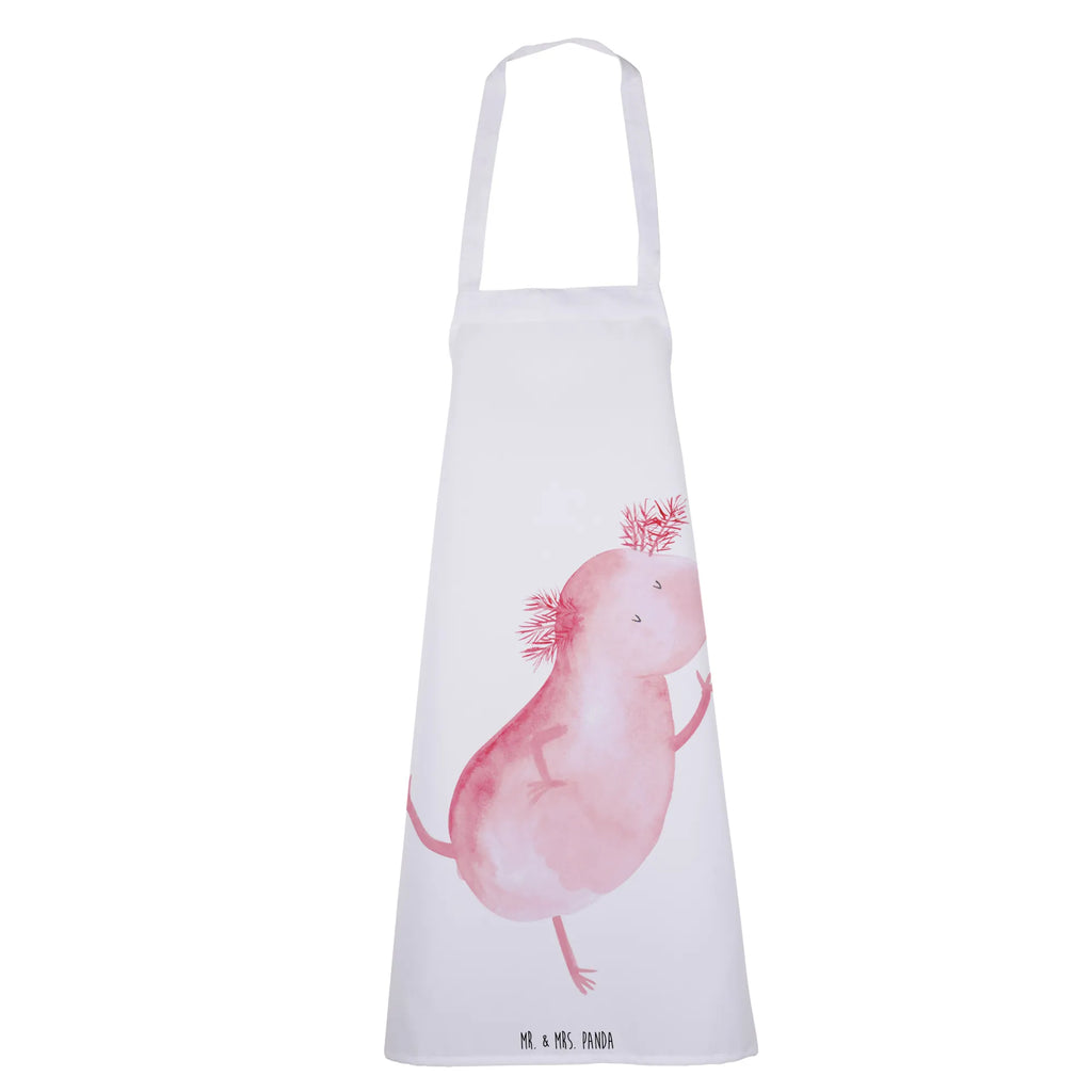 Apron axolotl Dance kitchen apron, baking apron, grill apron, baking, cooking apron, Cooking, apron, Axolotl, Axelotl, marine animals, Mexican walking fish, salamander, crazy, girlfriend, roof damage, best friend, amphibians, stars, axolot, tailfish