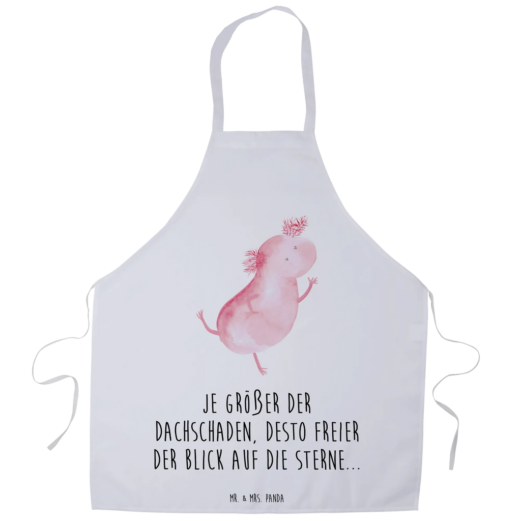 Apron axolotl Dance kitchen apron, baking apron, grill apron, baking, cooking apron, Cooking, apron, Axolotl, Axelotl, marine animals, Mexican walking fish, salamander, crazy, girlfriend, roof damage, best friend, amphibians, stars, axolot, tailfish