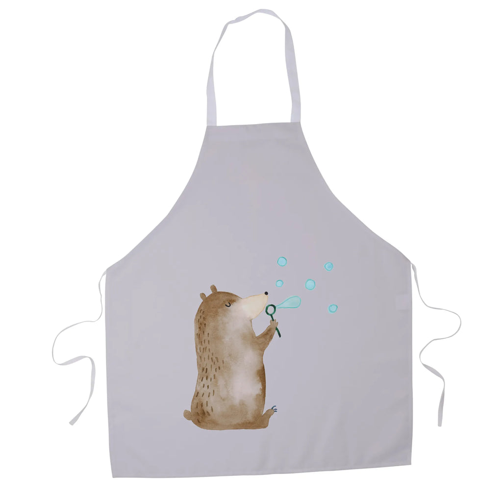 Apron bear soap bubbles kitchen apron, apron, baking, grill apron, baking apron, cooking apron, Cooking, bear, teddy, teddy bear, cuddly toy, Soap Bubbles Bear Funny Being Happy Sad Happy