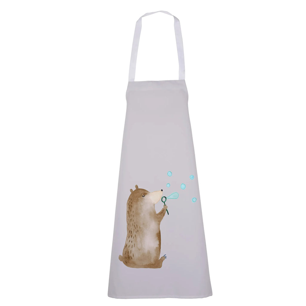 Apron bear soap bubbles kitchen apron, apron, baking, grill apron, baking apron, cooking apron, Cooking, bear, teddy, teddy bear, cuddly toy, Soap Bubbles Bear Funny Being Happy Sad Happy
