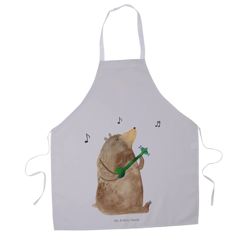 Apron bear guitar baking, grill apron, cooking apron, apron, kitchen apron, Cooking, baking apron, bear, teddy, teddy bear, cuddly toy