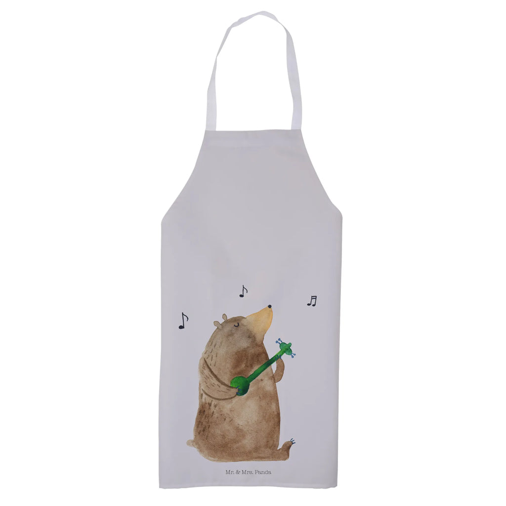 Apron bear guitar baking, grill apron, cooking apron, apron, kitchen apron, Cooking, baking apron, bear, teddy, teddy bear, cuddly toy