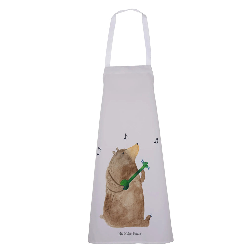 Apron bear guitar baking, grill apron, cooking apron, apron, kitchen apron, Cooking, baking apron, bear, teddy, teddy bear, cuddly toy