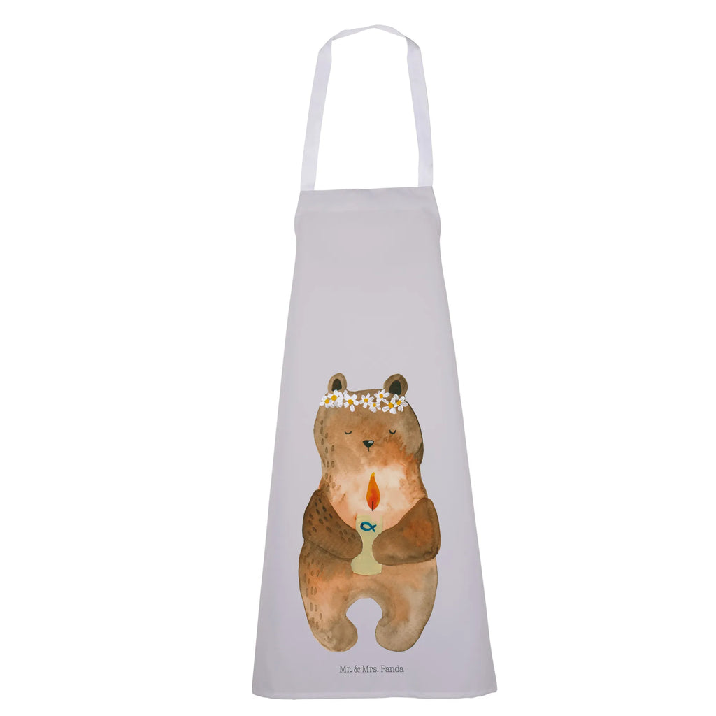 Apron bear communion baking apron, baking, apron, grill apron, cooking apron, kitchen apron, Cooking, bear, teddy, teddy bear, cuddly toy, God's blessing, catholic, baptismal candle, communion