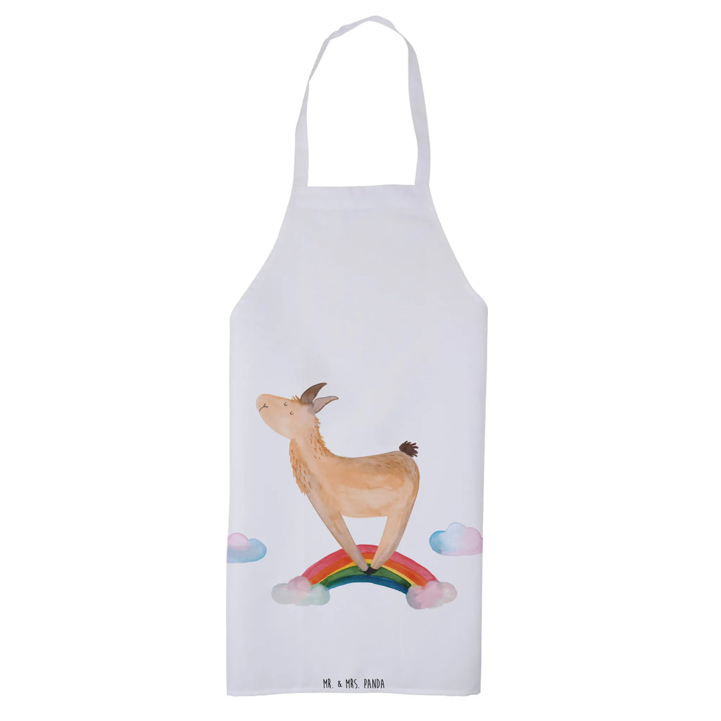 Apron lama rainbow grill apron, kitchen apron, baking apron, apron, cooking apron, baking, Cooking, Llama, llama, alpaca, trendy animal, Haters gonna hate, Hobby, School, Freedom, Lamas, Abi, Cloud country, Self-employed, Haters, Rainbow, Outsider, Lama