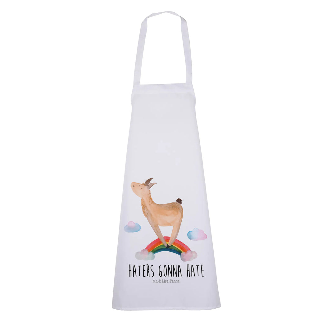 Apron lama rainbow grill apron, kitchen apron, baking apron, apron, cooking apron, baking, Cooking, Llama, llama, alpaca, trendy animal, Haters gonna hate, Hobby, School, Freedom, Lamas, Abi, Cloud country, Self-employed, Haters, Rainbow, Outsider, Lama