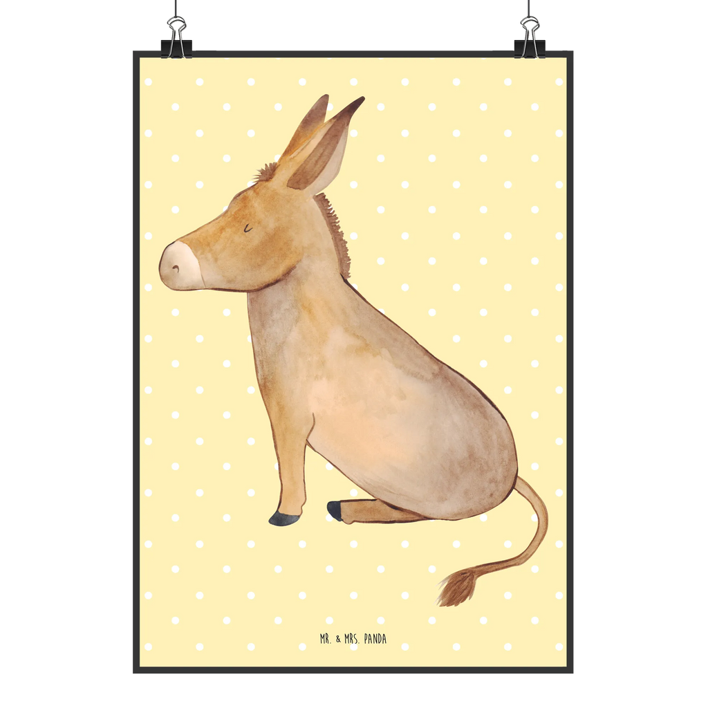 Plakat Osioł Wanddeko Bild, Raumdekoration, Kunstdruck, Designposter, Bild, Poster, Wandposter, Kinderposter, Küchenposter, Wanddeko, Posterdruck, Wanddekoration, Mr. & Mrs. Panda Poster, Handgemaltes Poster, Tiermotive, Gute Laune, lustige Sprüche, Tiere, Weisheit, positive gedanken, Ziel, Esel, Lebensziel, Lebensglück, Lebensmut, tapferkeit, Mut, zuversicht, erfolg