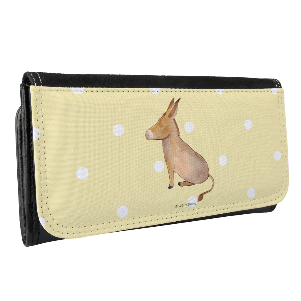 Ladies purse Donkey Wallet, Ladies, Purse, Large, XXL, Wallets, small animals, cute, funny, cute animal motives, hand drawn, small world, funny sayings, good mood, happy, gifts, gift ideas, special gifts, animal lover, card, wisdom, Donkey, aim in life, happiness in life, goal, courage to face life, courage