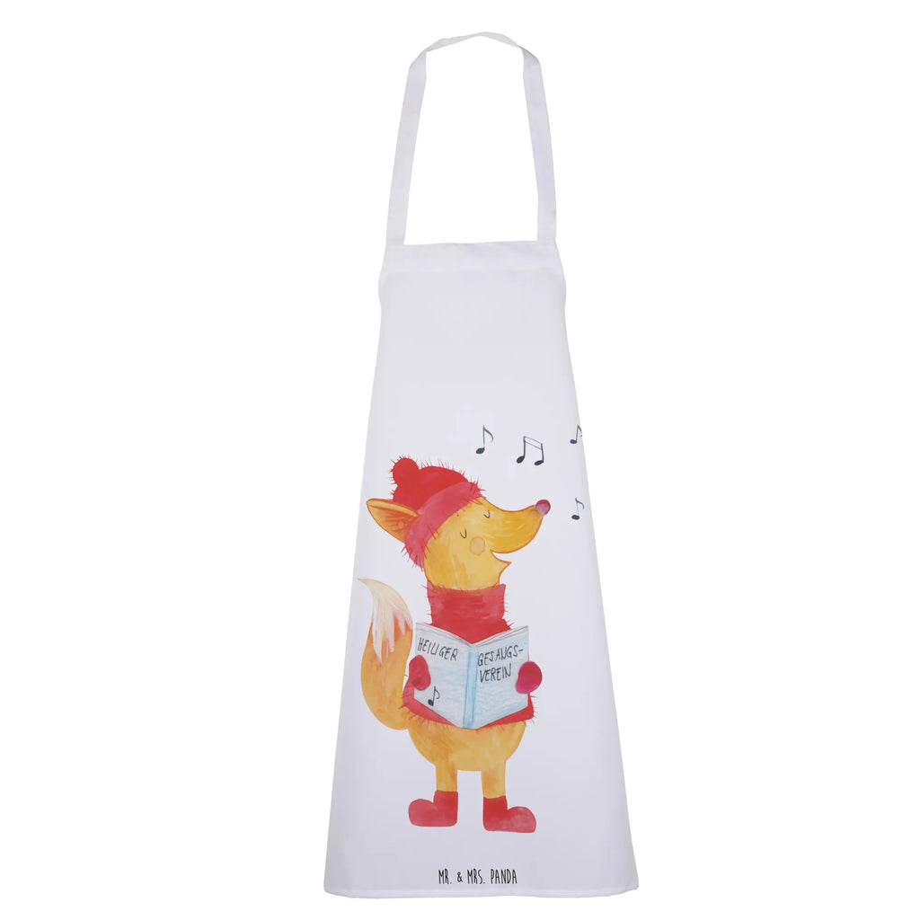 Apron Fox Singer baking, apron, baking apron, Cooking, cooking apron, kitchen apron, grill apron, Winter, Christmas, Christmas time, snow